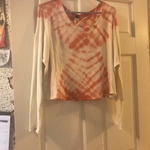 Free People Lightweight Tie Dye Top